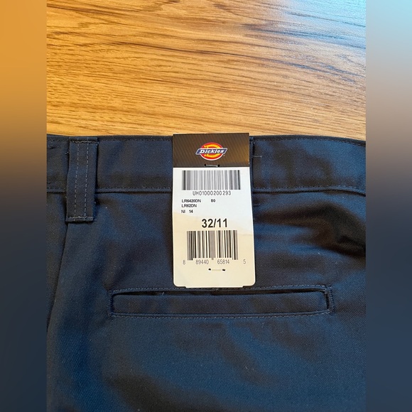 Mens 32 Dickies Canvas work Shorts Navy Inseam 32X11 - Picture 3 of 5